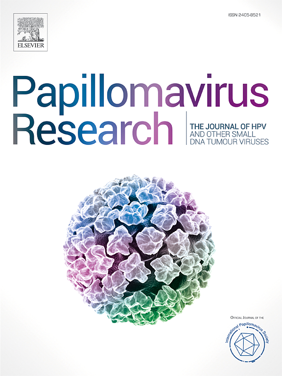 Go to journal home page - Papillomavirus Research